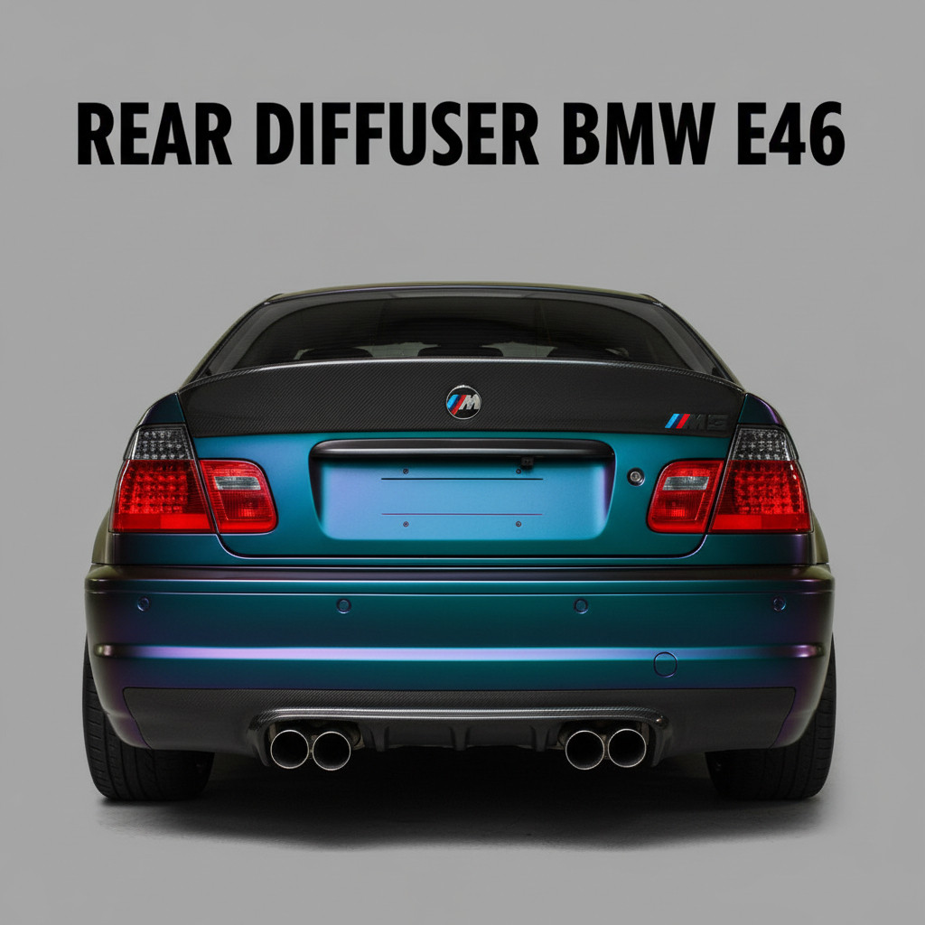 cicilan 0% REAR DIFFUSER BMW E46 M3 DIFUSER BMW 1999-2004