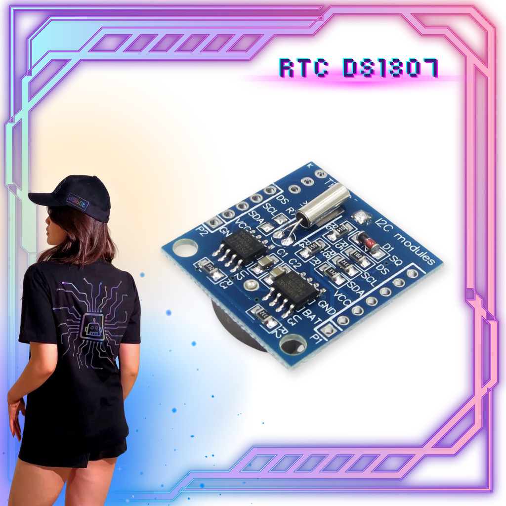 DS1307 RTC with EEPROM - Real Time Clock - Digibot Official