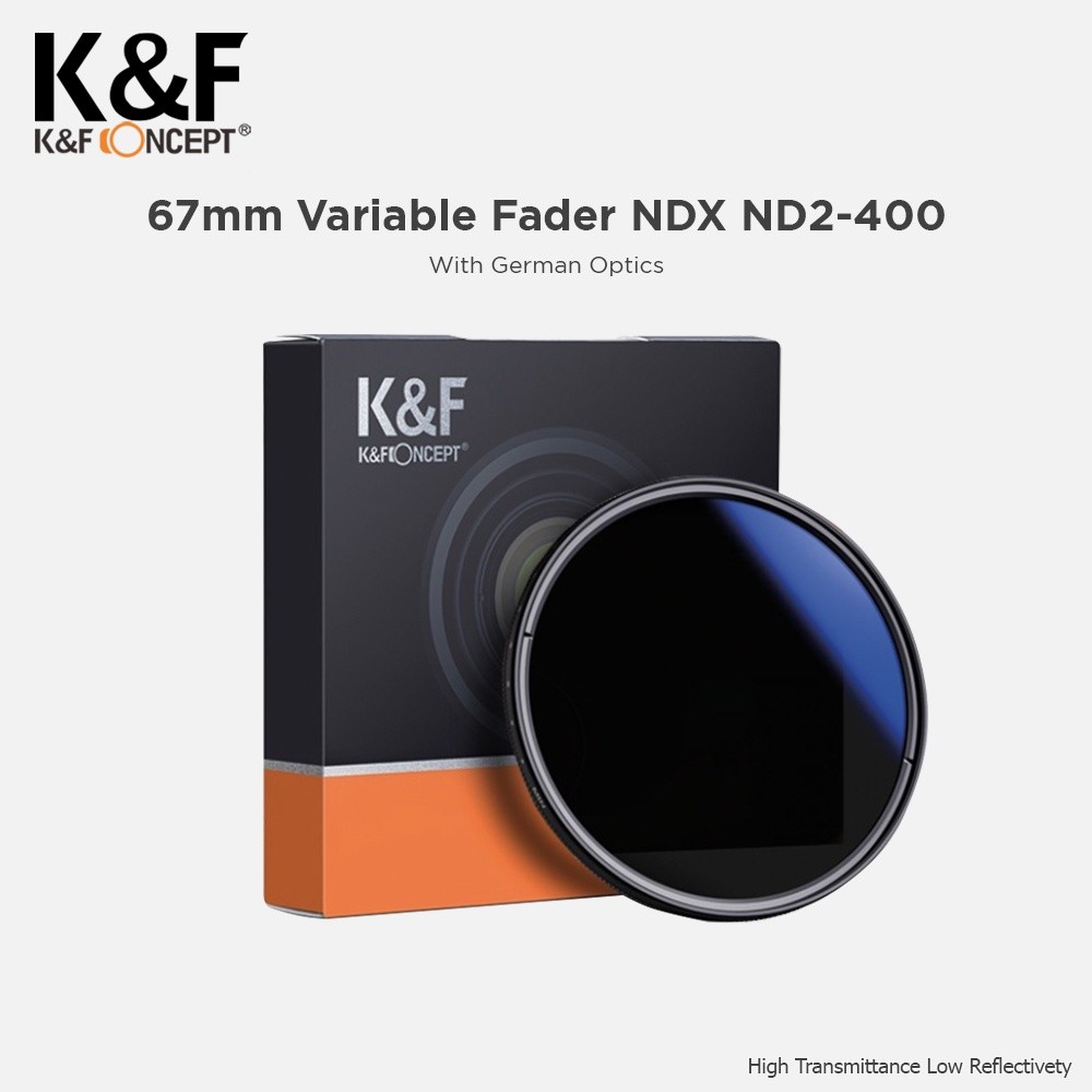 READY K&F Concept 67mm Lens Filter Variable ND2-400 Multi Coating Filter KNF Concept