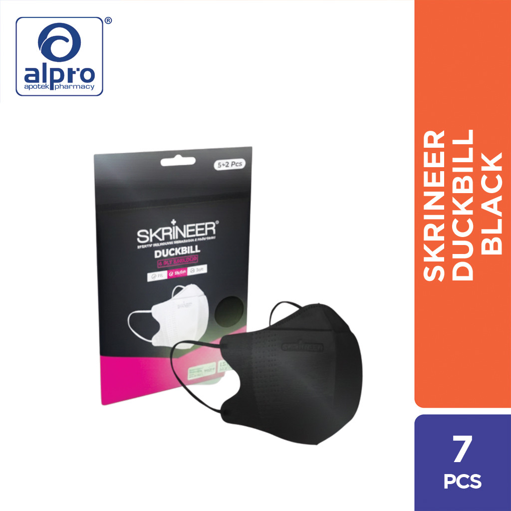 Skrineer Duckbill Black 5+2Pcs