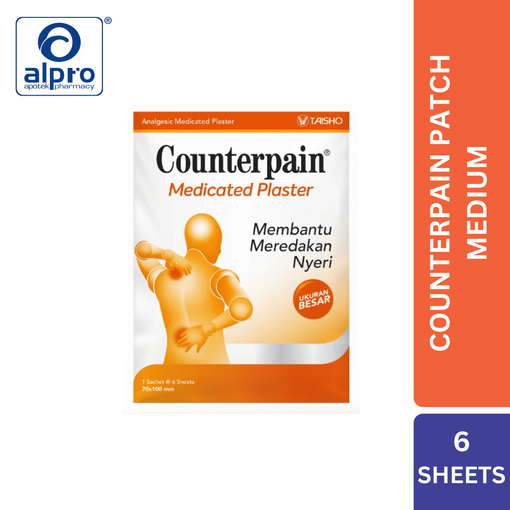 Counterpain Patch Medium 6S