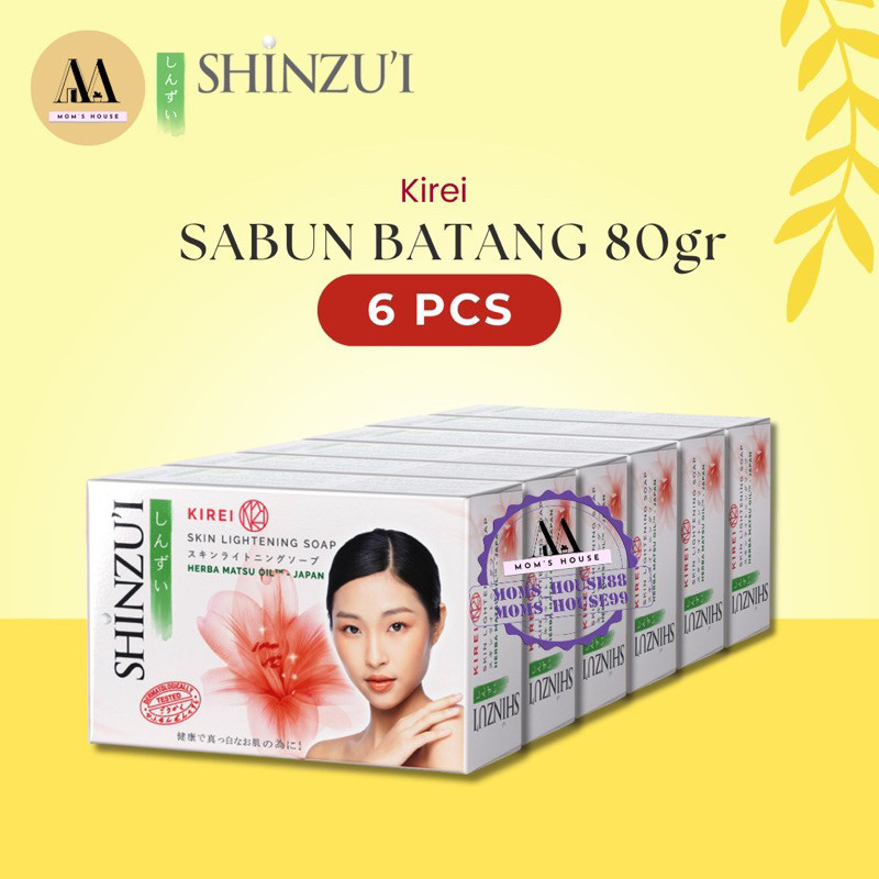 (BUNDLE 6PCS) Shinzui Bar Soap 80g