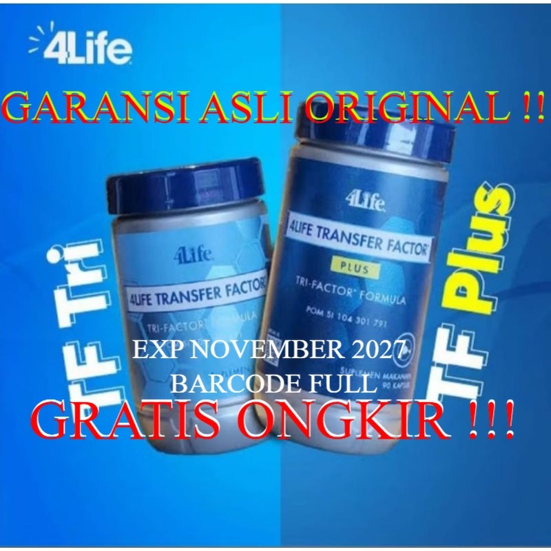 4Life Transfer Factor Capsul Tri Factor Formula Herbal