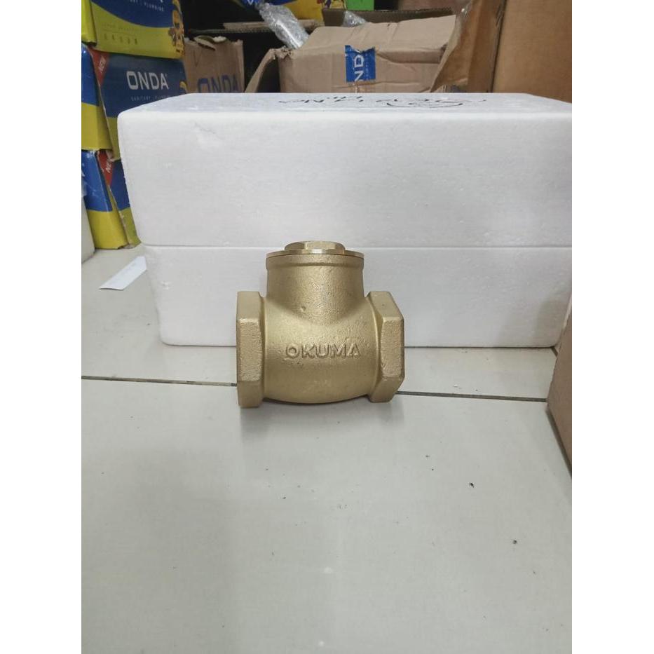Check Valve Brass Okuma 1 in