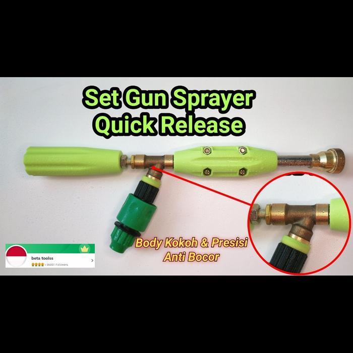 Set Gun Sprayer Sistem Quick Release