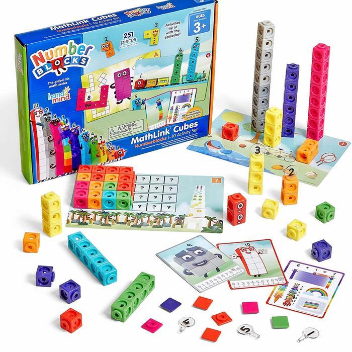 FITZONE ID Hand2mind Mathlink Cubes Numberblocks 1-10 Activity Set