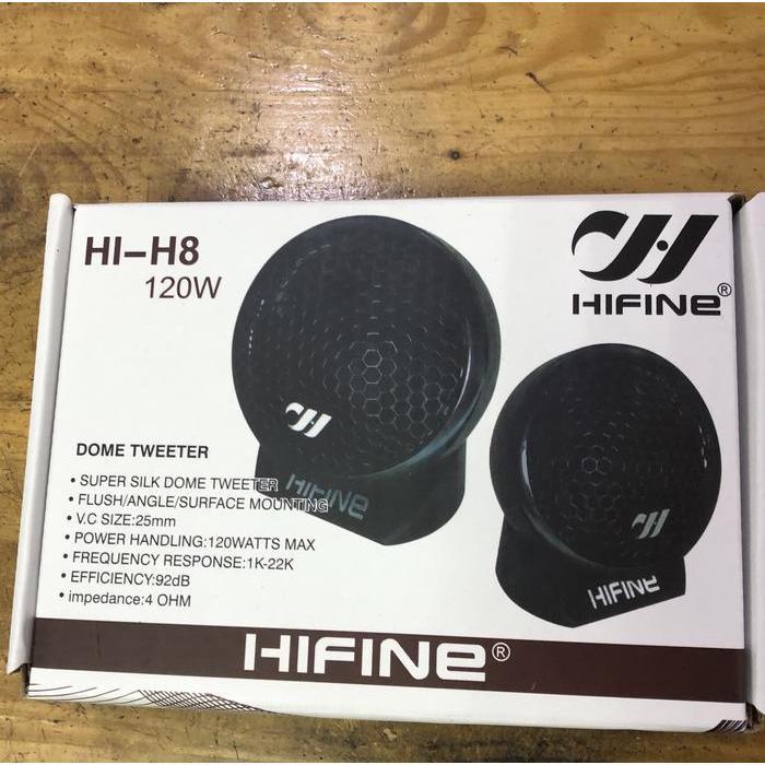 Tweeter HIFINE H1-H8 - ring hitam