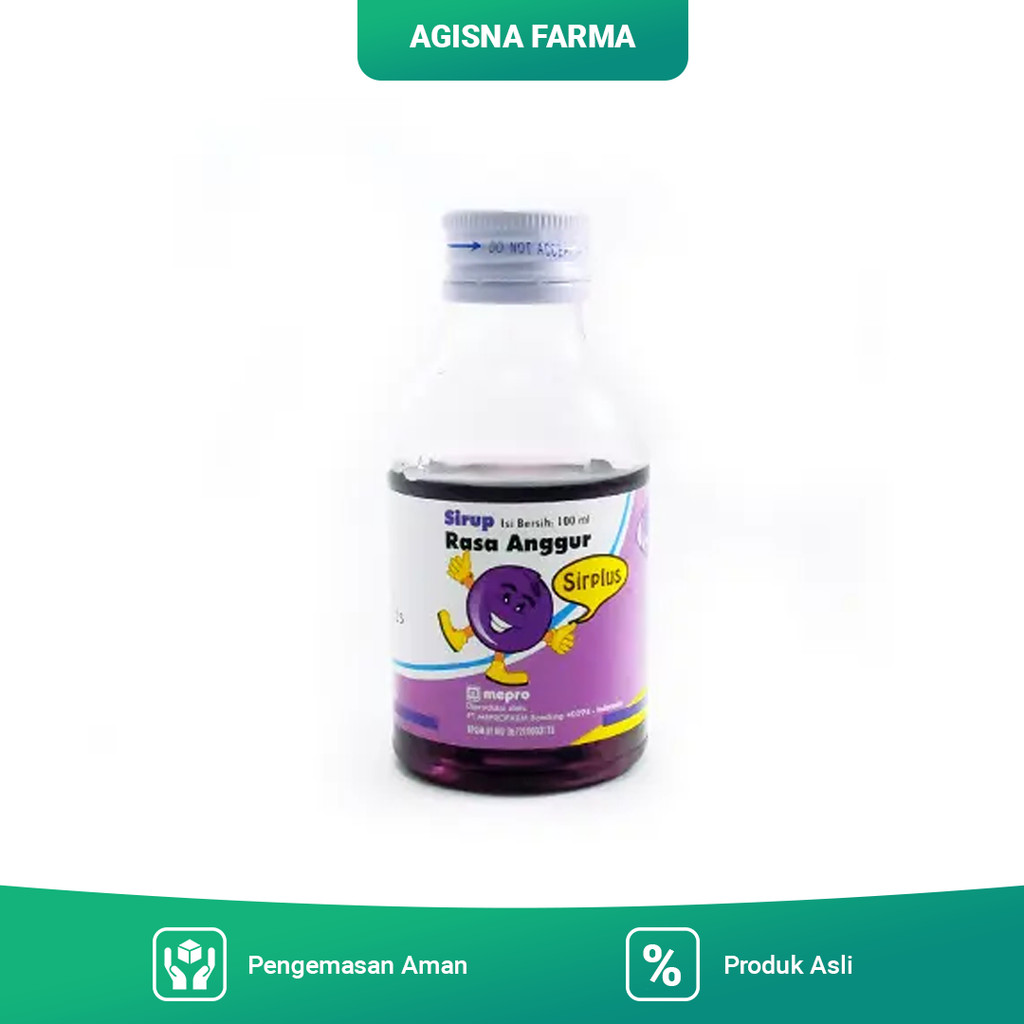 Sirplus cair 100ml rasa anggur