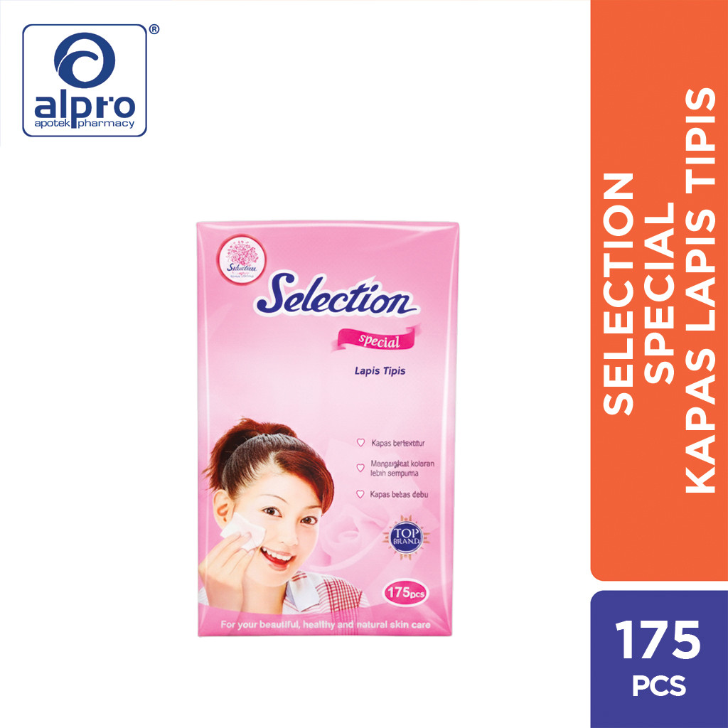 Kapas Seletion Special Tipis 175 Lembar