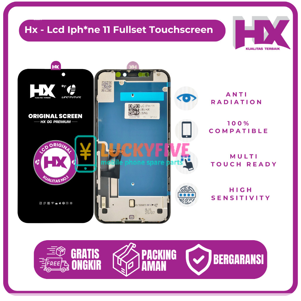 LCD lph 11 HX Fullset Touchscreen