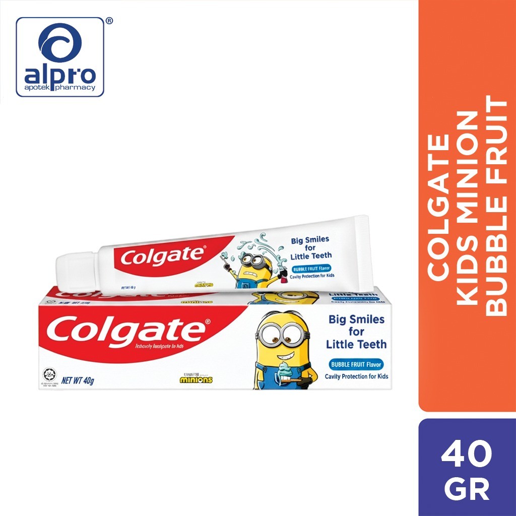 Colgate Toothpaste Kids Minion  Bubble Fruit 40 G