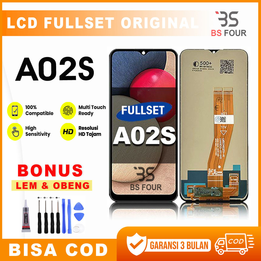 LCD Sam A02S Original Fullset Touchscreen ORI COD