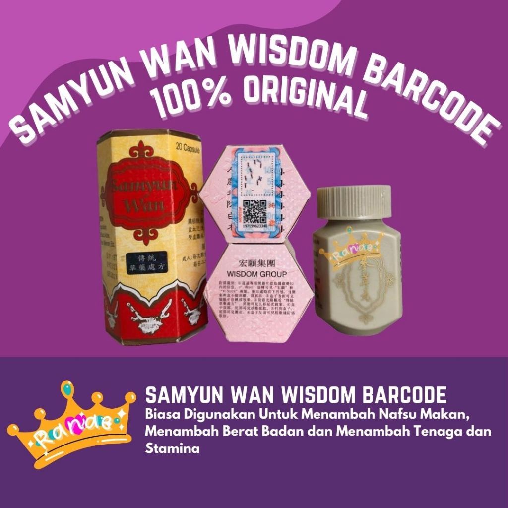 Samyunwan Original Herbal Wisdom Bercode 100% Asli