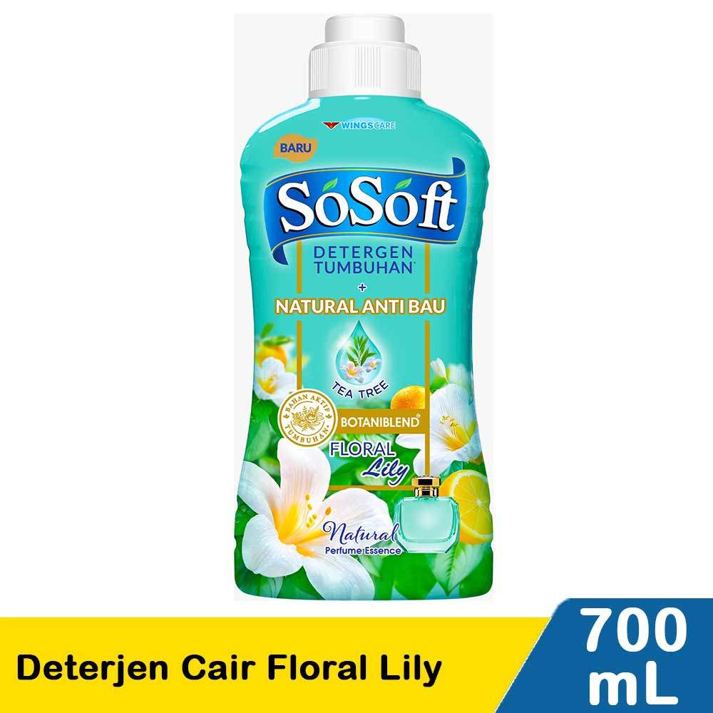 SO SOFT DETERJEN CAIR FLORAL LILY 700mL