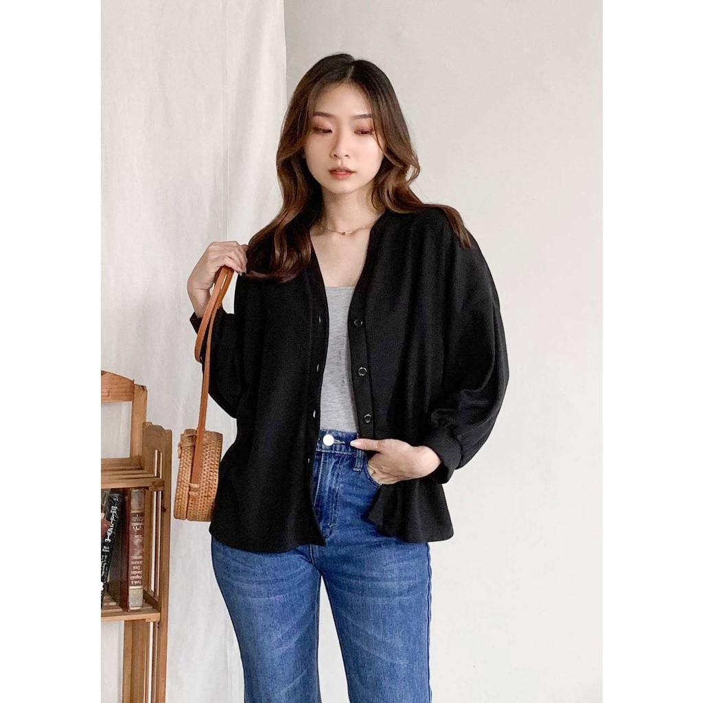 Button Tops Black M16257 R35S3