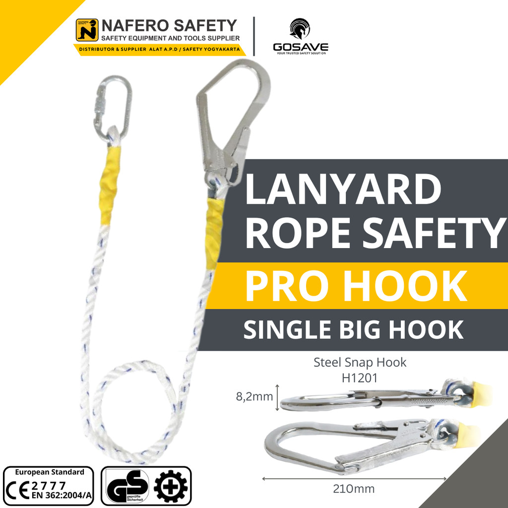 LANYARD PRO SINGLE BIG HOOK GOSAVE ORIGINAL