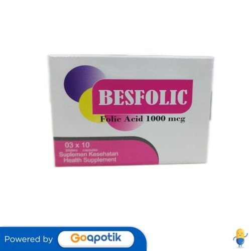 Besfolic Box Isi 30 Kapsul