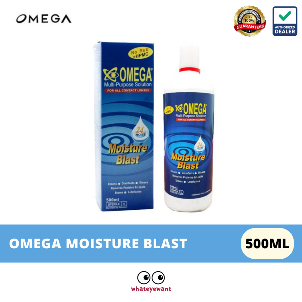 Omega Moisture Blast 500ML Cairan Softlens Solution