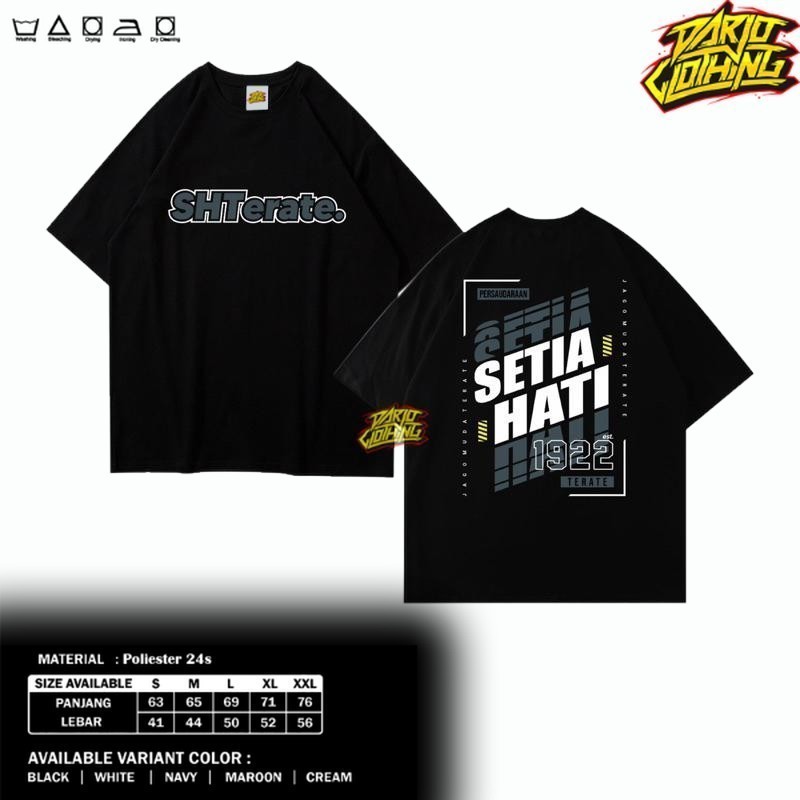 Terate Kaos Psht Setia Hati Simpel