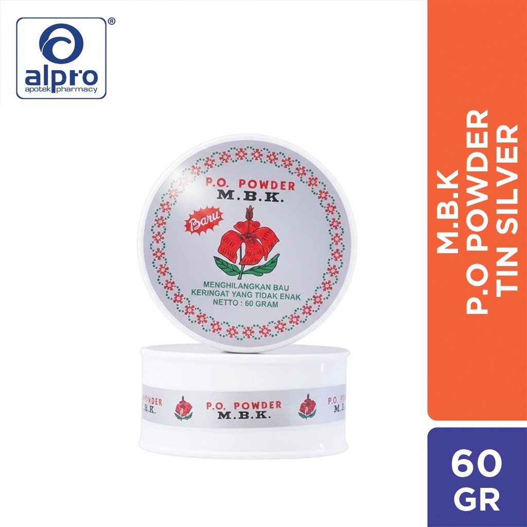 M.B.K Powder Tin Silver 60Gr