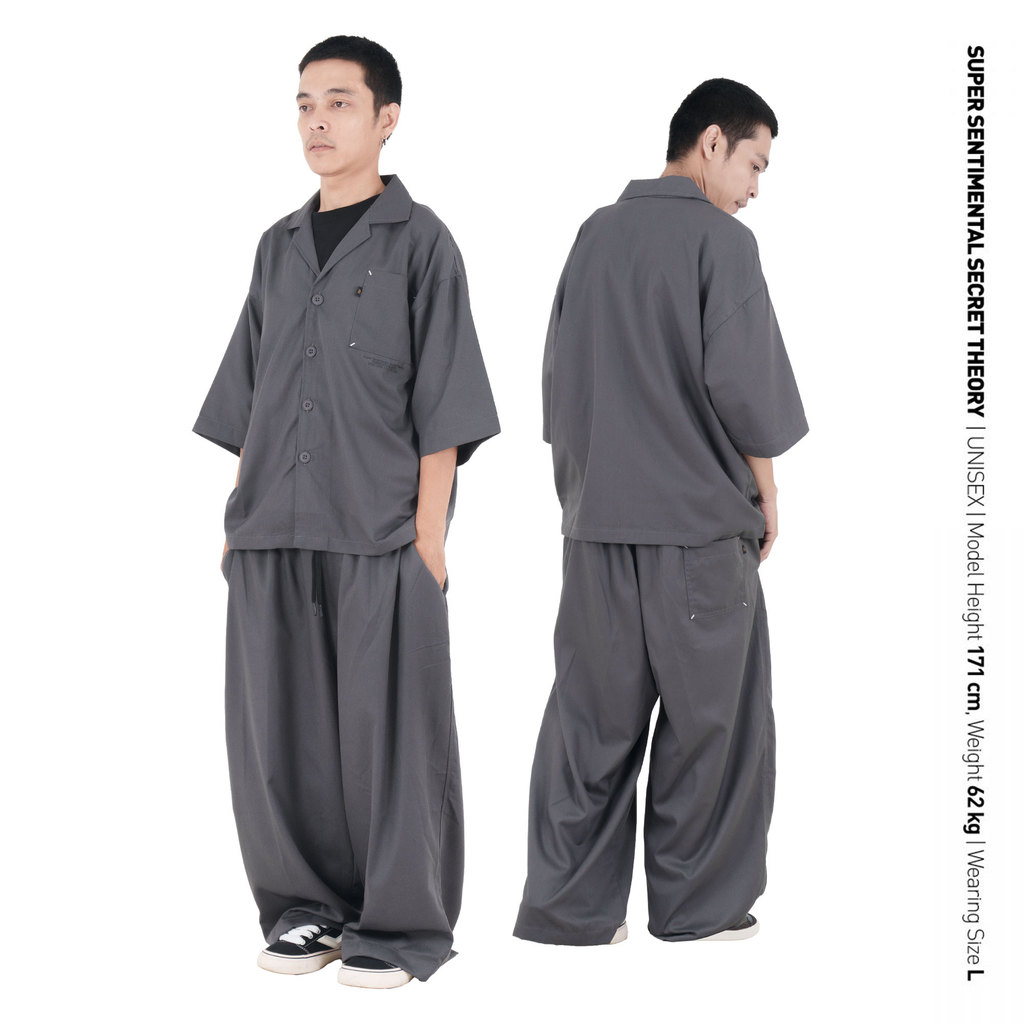SSST Ease Set Kemeja dan Celana Grey