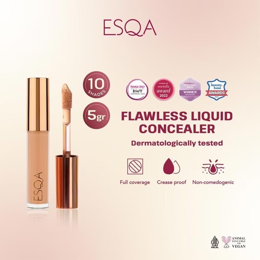 CM | ESQA Flawless Liquid Concealer 5g - liquid concealer