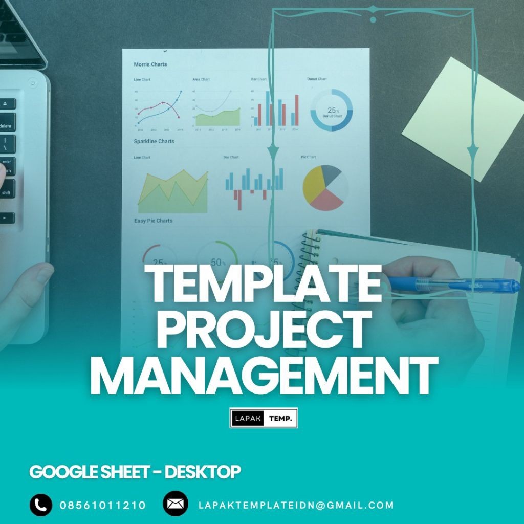 Template Project Management (Pro Version) - Kanban Board - Budget Control - GoogleSheet