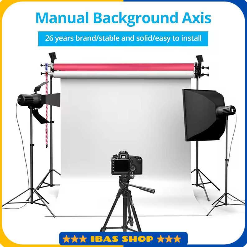 Holder Backdrop Manual Expander Roller Studio Background - RF-15