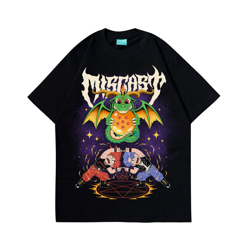 COD Miscast - Oversized Kaos - Shenron - Hitam