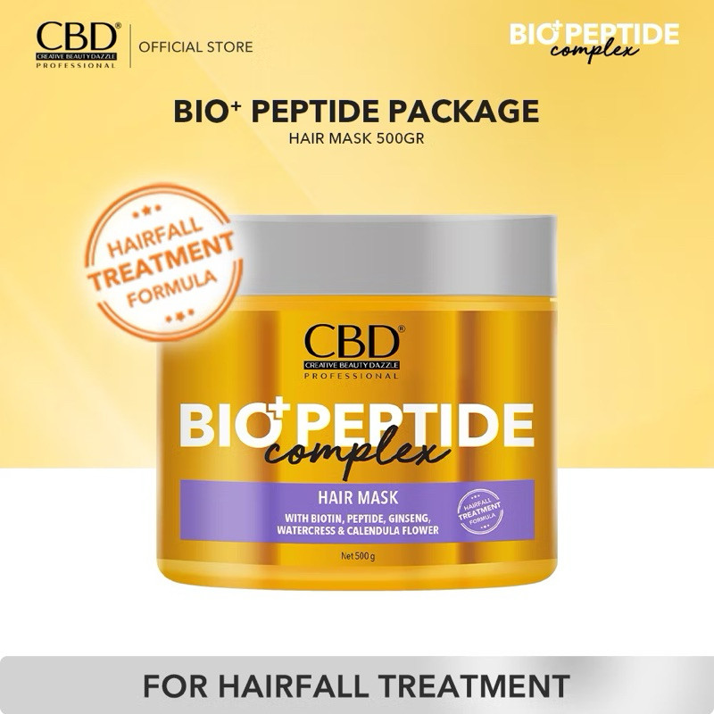 CBD BIO+ PEPTIDE COMPLEX HAIR MASK 500gr