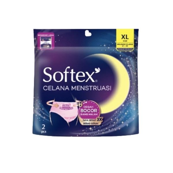 SOFTEX CELANA MENSTRUASI XL 2'S