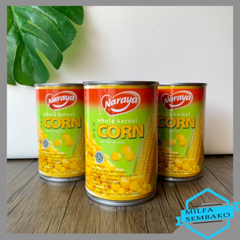 HS786 Naraya Whole Kernel Corn 425gr