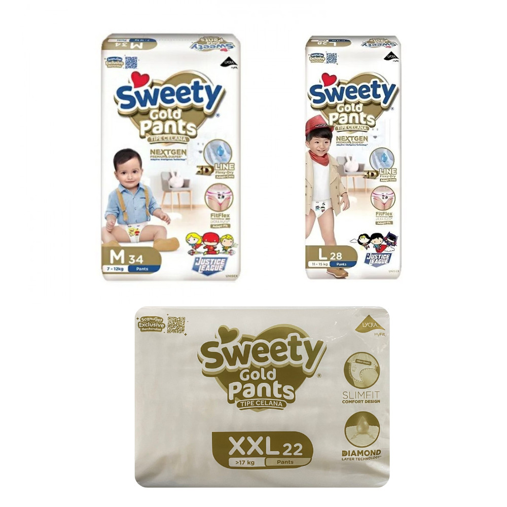 sweety gold pants