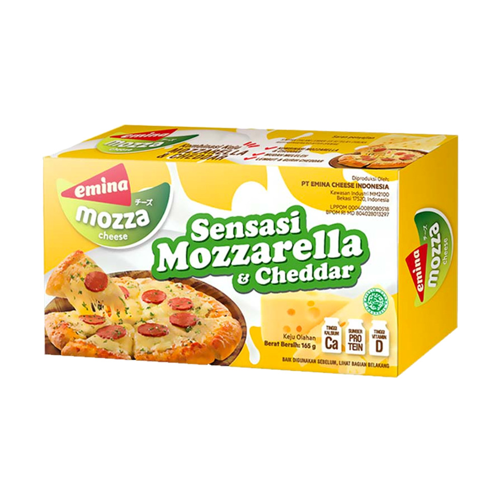 EMINA BLOCK CHEESE MOZZA 165GR