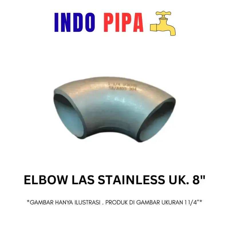 ELBOW LAS STAINLESS UK.8"