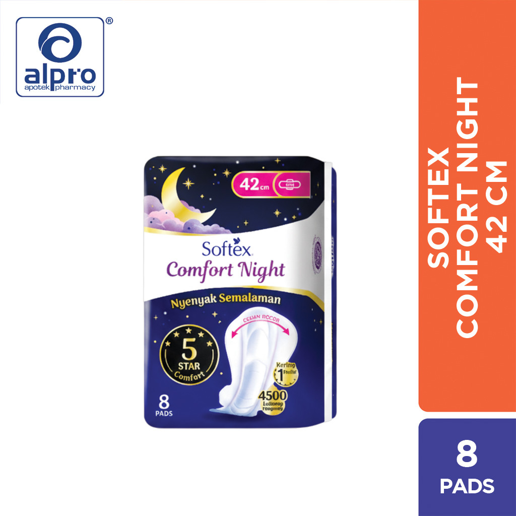 Softex Comfort Night 42Cm 8 Pads