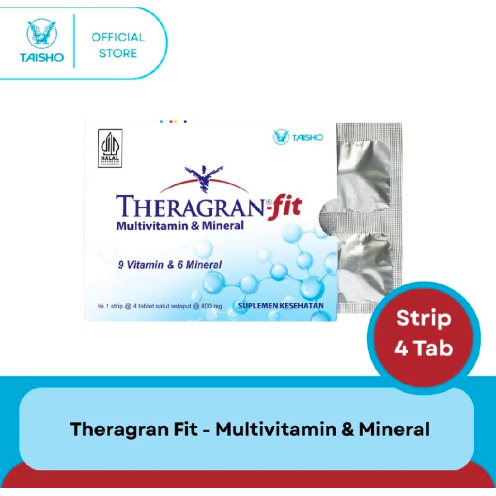 Theragran Fit Strip 4 Tablet
