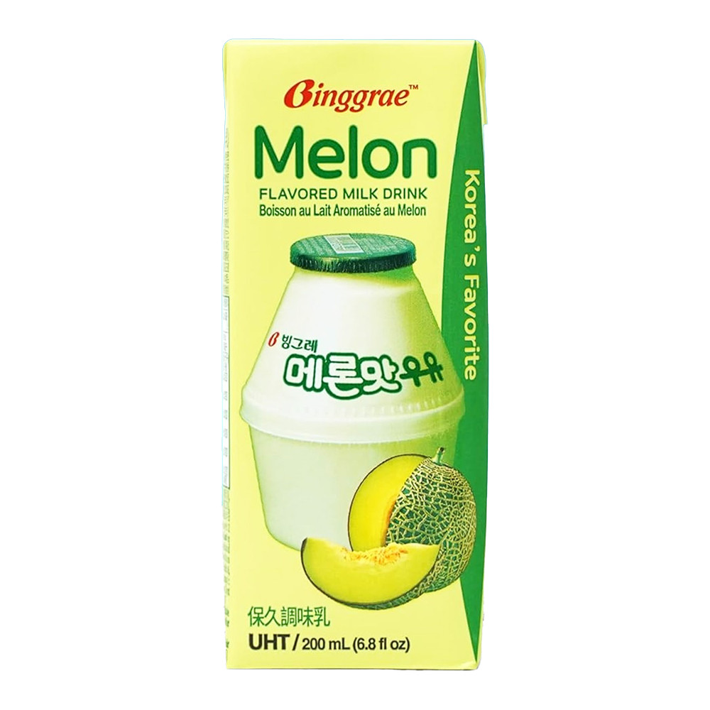 BINGGRAE MELON FLAVORED MILK DRINK 200ML
