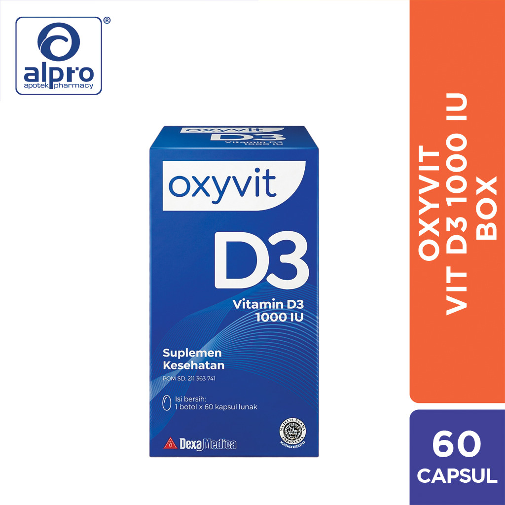 Oxyvit Vitamin D3 1000Iu 60 Tablet