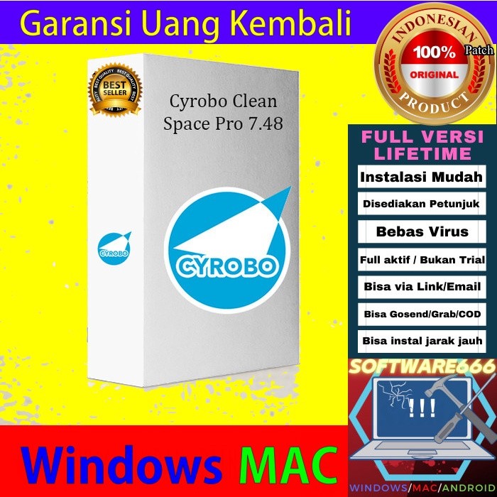 Software Pembersih Komputer: Cyrobo Clean Space Pro 7 [WIN]