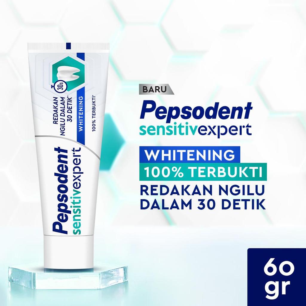 PEPSODENT PASTA GIGI SENSITIVE EXPERT WHITENING 60g