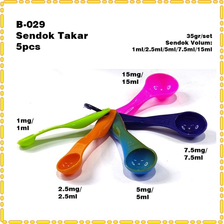 B-029 Sendok Takar 5in1