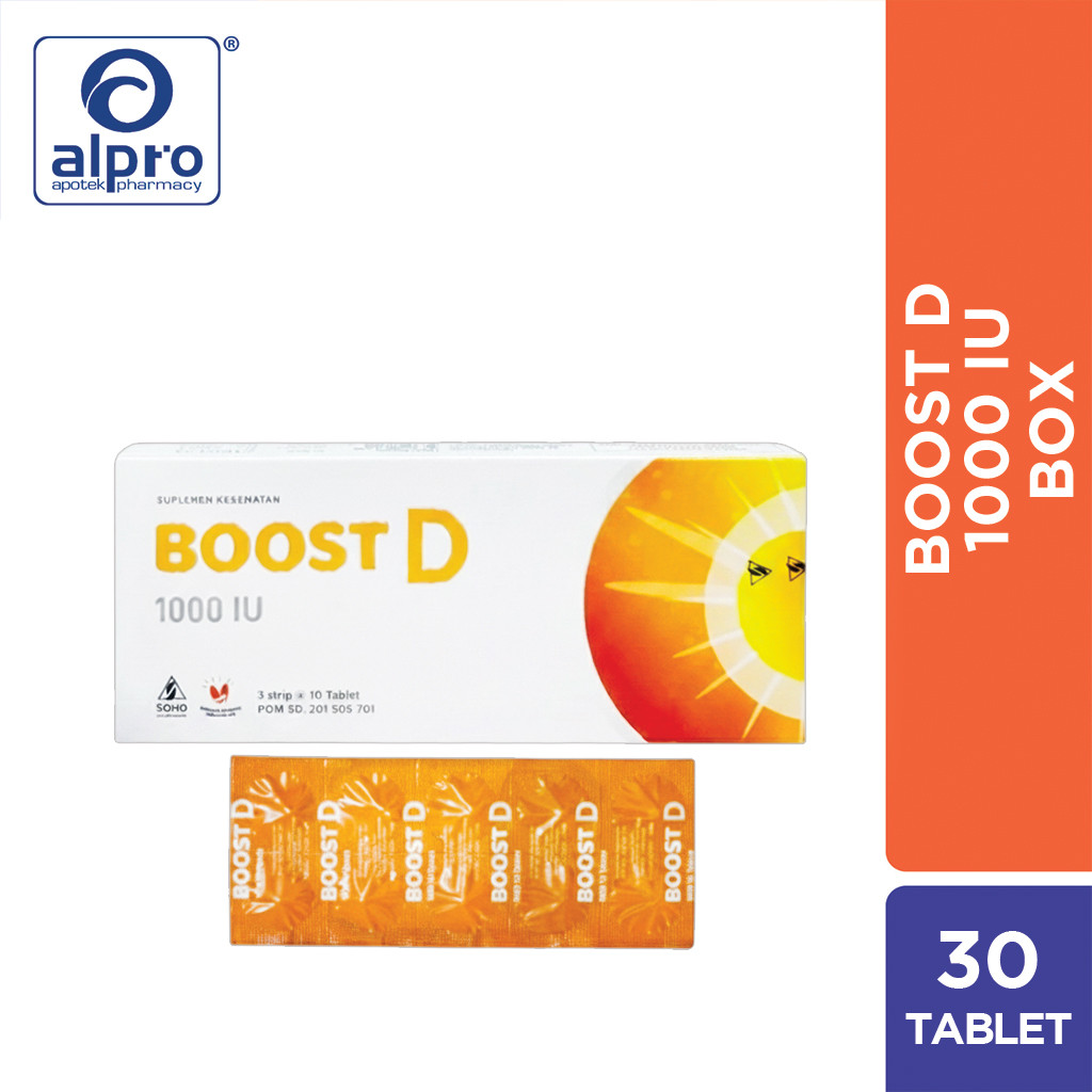 Boost D 1000Iu Suplemen Kesehatan  3X10 Tablet