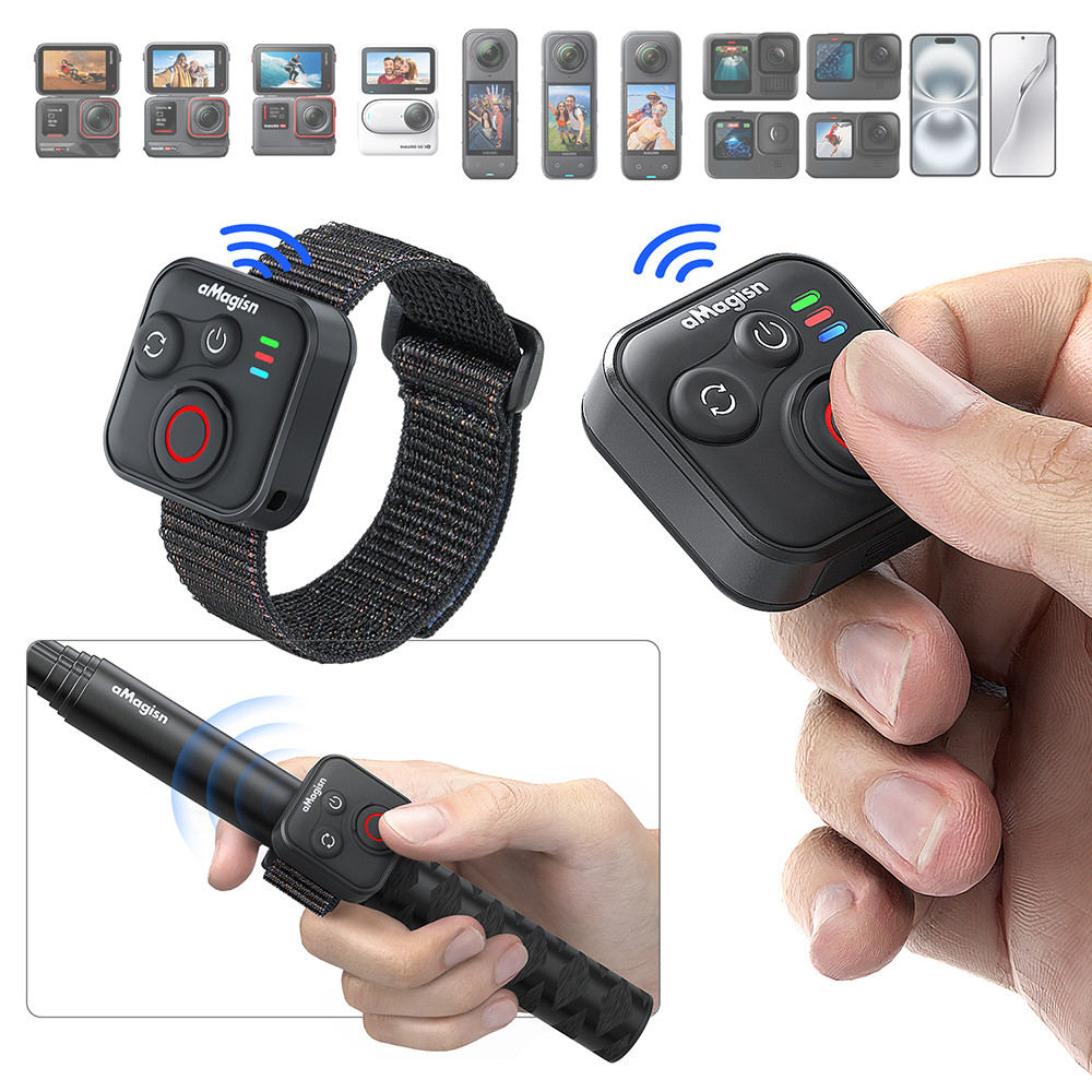 Bluetooth Remote Control For ta360 X5/X4/Ace Pro 2/Ace Pro/Go 3S GoPro Photography Shutter Release Button Controller