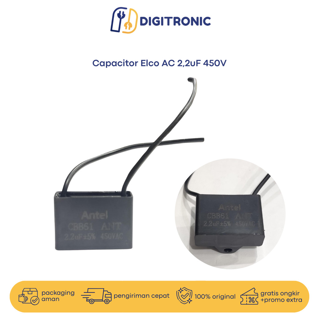 Capacitor Elco AC 2,2uF 450V