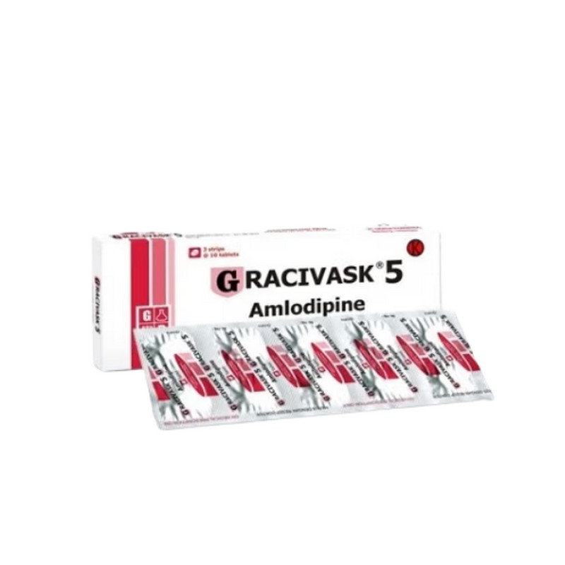 GRACIVASK 5 5 MG 1 STRIP @ 10 TABLET