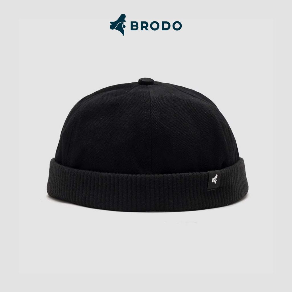 BRODO - Grain Docker Hat Black