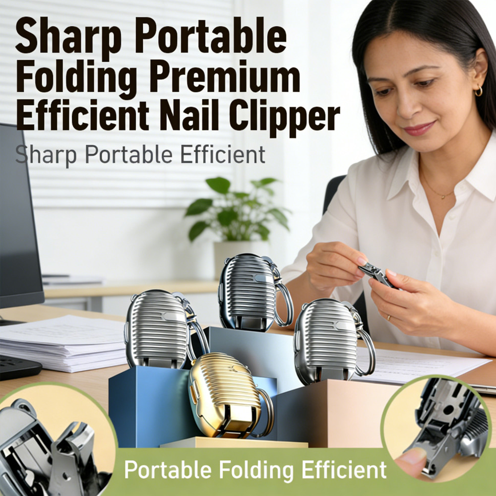 Portable Sharp Nail Clipper Efficient Premium Folding