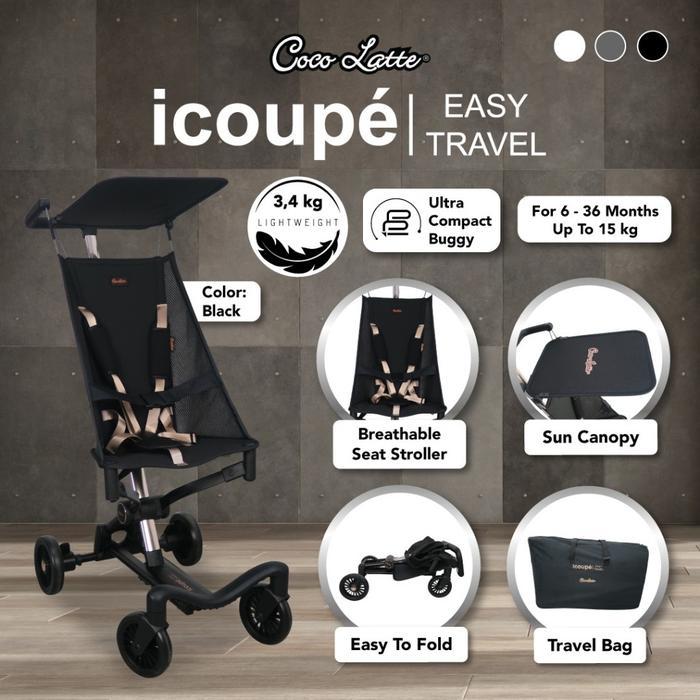 COCOLATTE Icoupe Stroller - Black