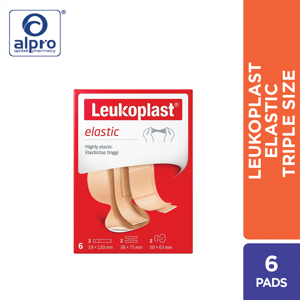 Leukoplast Elastic Ass 3Sizes 6S